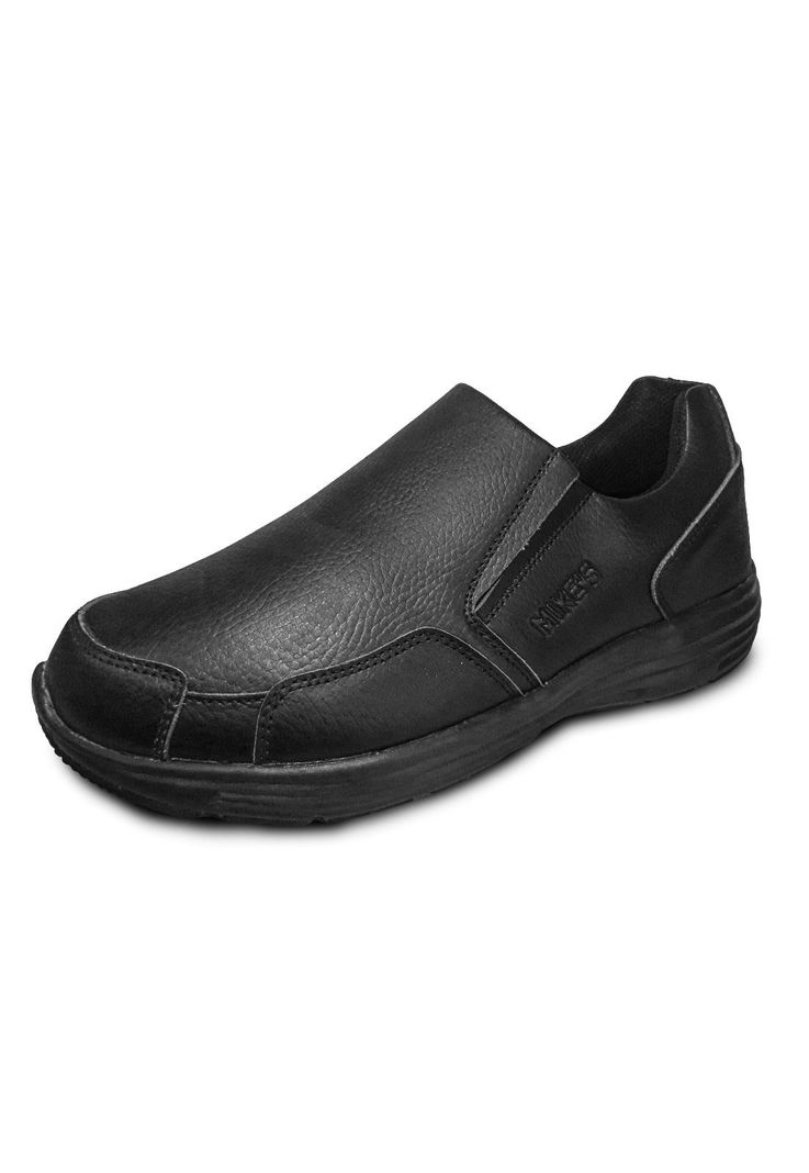 Zapato/Zapatilla Slip On Cuero Negro-1