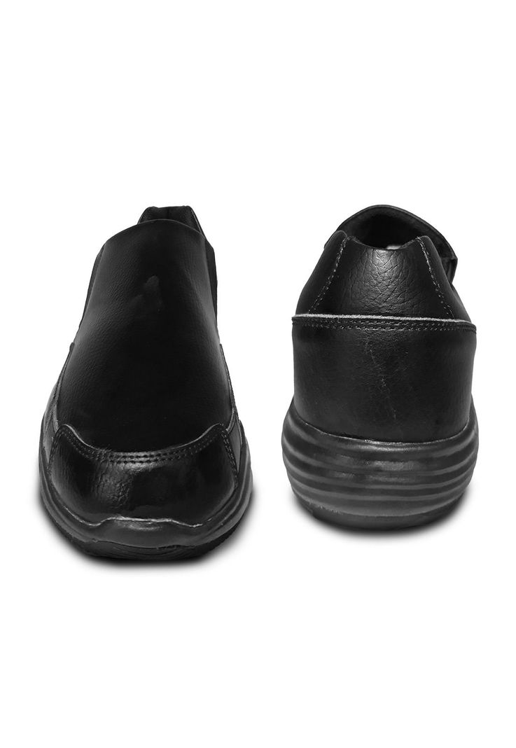 Zapato/Zapatilla Slip On Cuero Negro-3