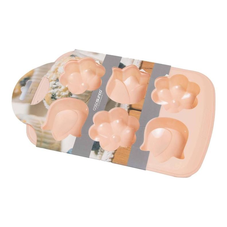 MOLDE FLORES SILICONA 6 FIGURAS-0