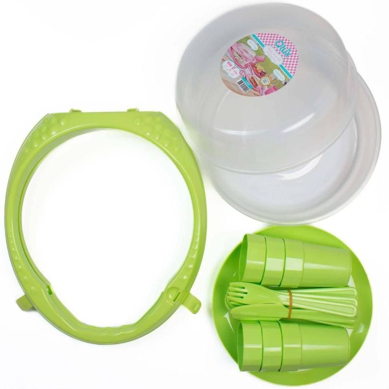 SET DE CAMPING 32 PIEZAS VERDE-2