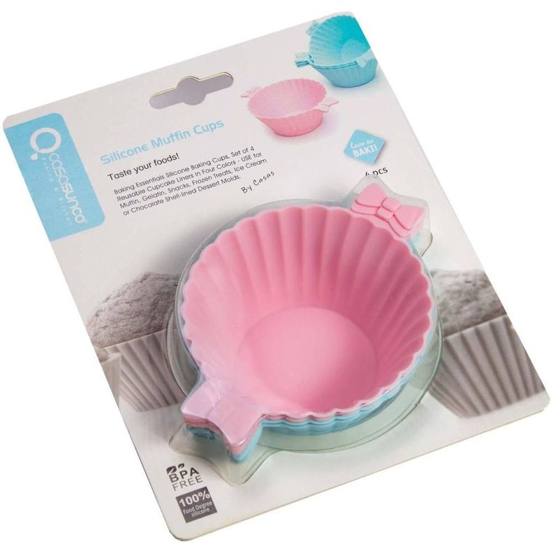 Molde silicona para muffins set 4 piezas-0