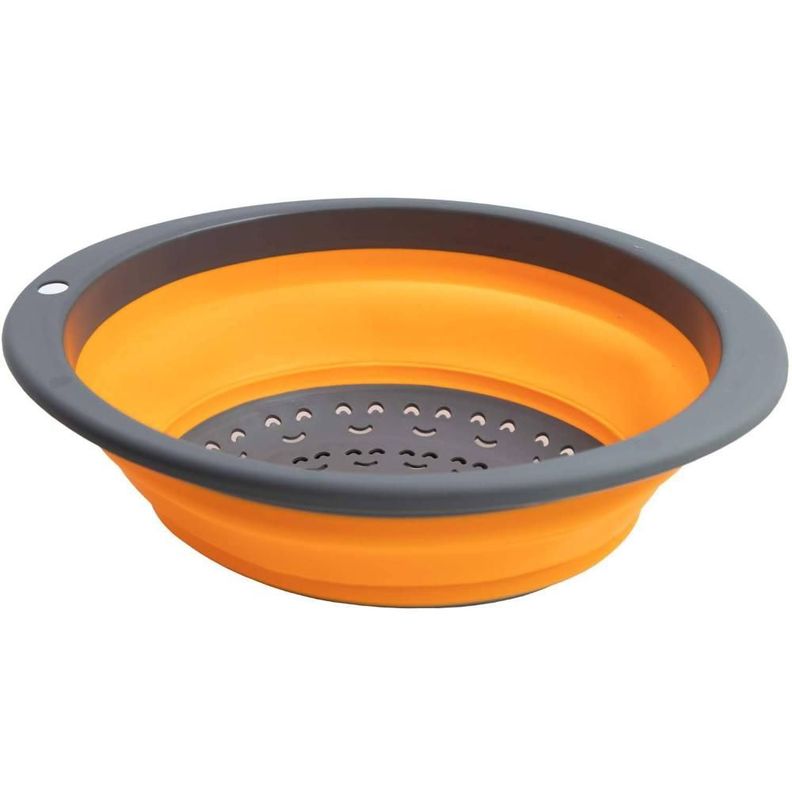 COLADOR DE PLASTICO OVALADO NARANJO-0