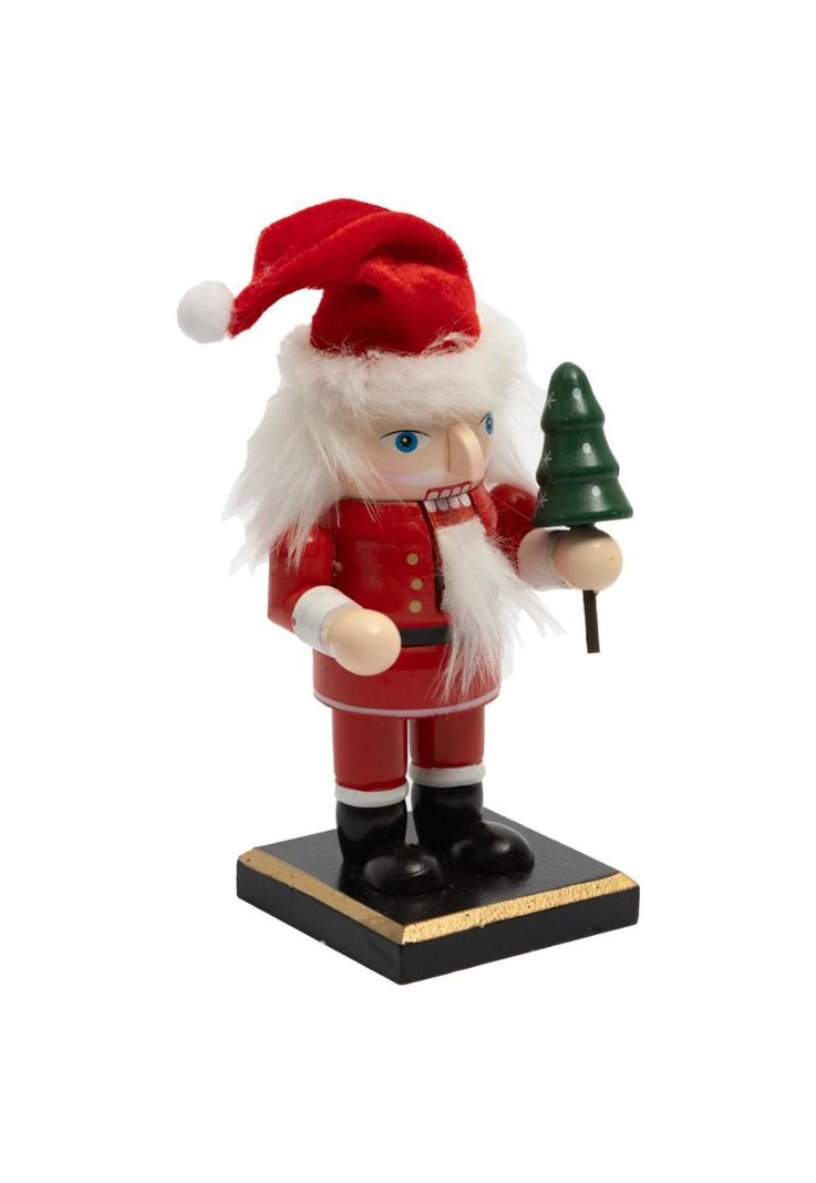 Figura viejo pascuero de madera-1