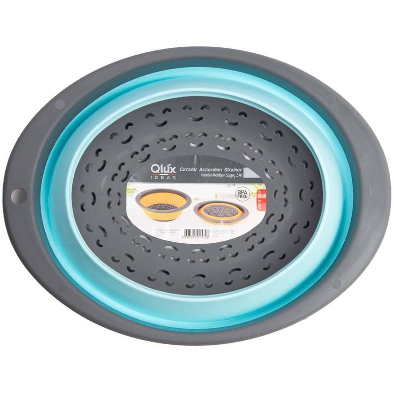 COLADOR DE PLASTICO OVALADO CELESTE-2
