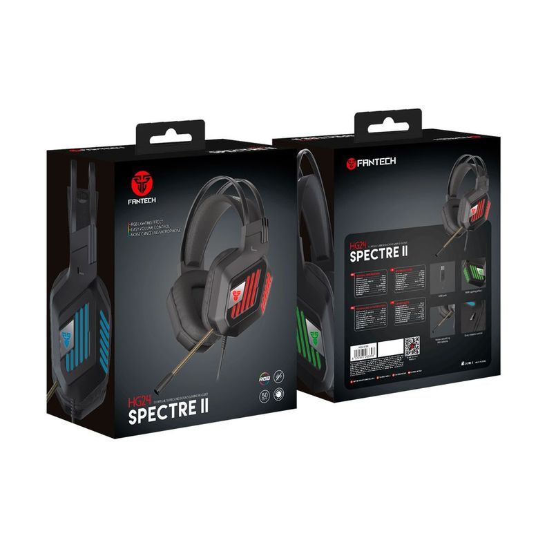 Audífonos PC 7.1 USB Fantech Spectre II RGB HG24-5