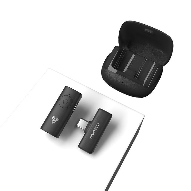 Micrófono lavalier teléfono Android Fantech Leviosa Air USB C micrófono inalámbrico usb c -0