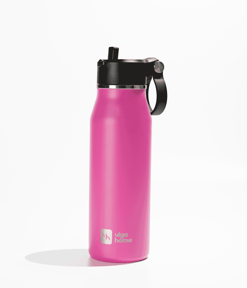 Botella de Agua Térmica 947ml Vigahome Rosa-2
