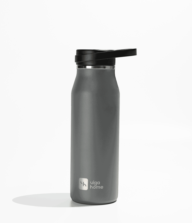 Botella de Agua Térmica 947ml Vigahome Gris-0