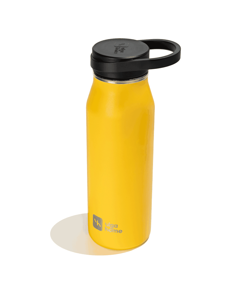 Botella de Agua Térmica 947ml Vigahome Amarilla-2