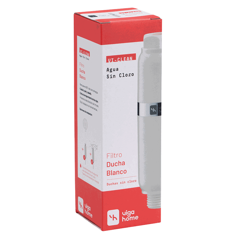 FILTRO DE AGUA PARA DUCHA BLANCO -0