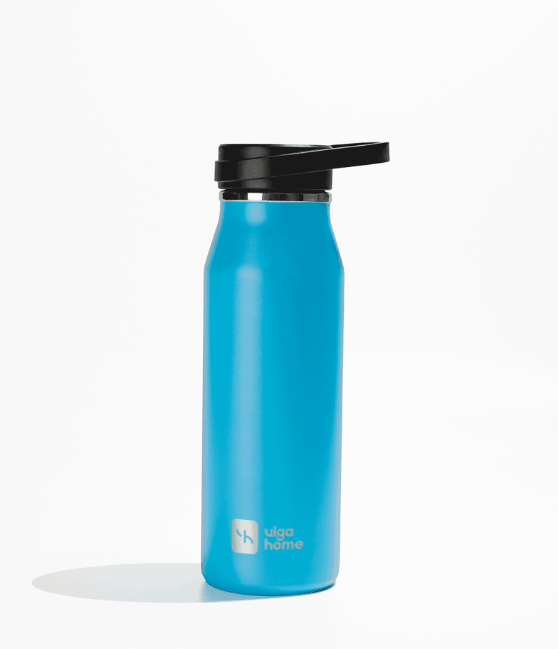 Botella de Agua Térmica 947ml Vigahome Celeste-0