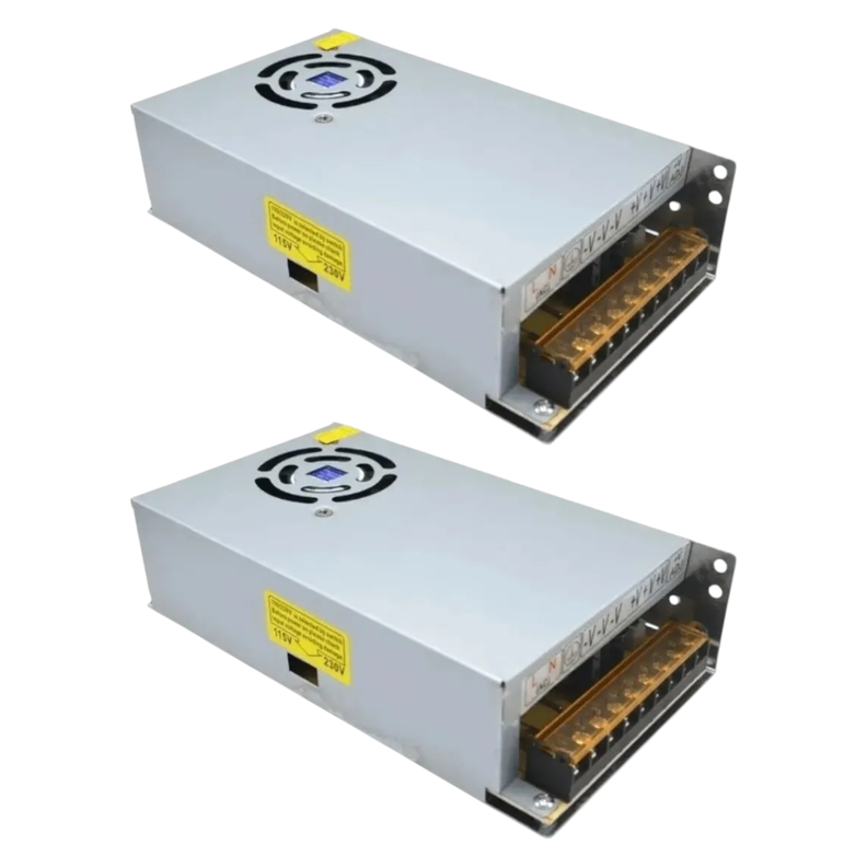 2 Fuentes de Poder 12V 20A 240W Acero