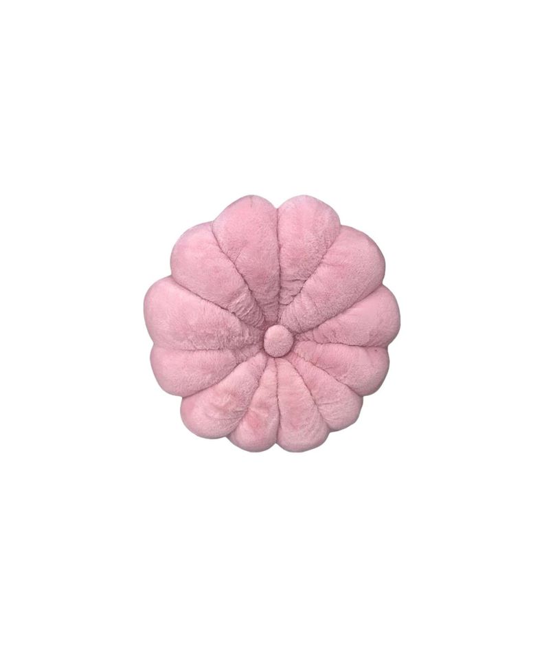 COJIN ELEGANTE FLOR ROSA 50 CM