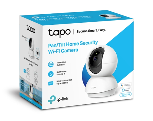 Cámara Tp-link Tapo C200 V1 Domo Wi-fi 2mp Blanco-0