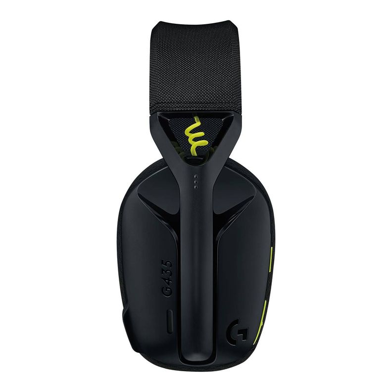 Audífono Gamer Inalámbrico G435 Negro y Amarillo-2