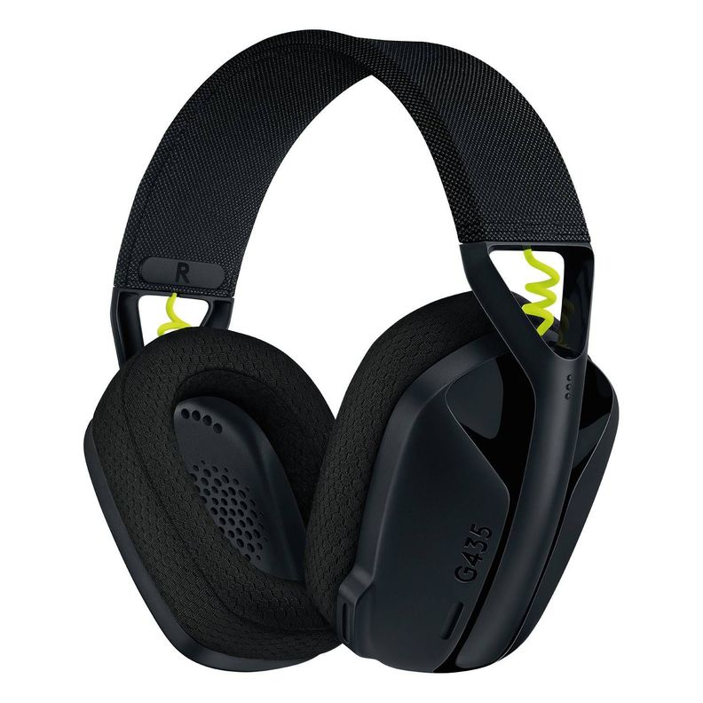 Audífono Gamer Inalámbrico G435 Negro y Amarillo-0