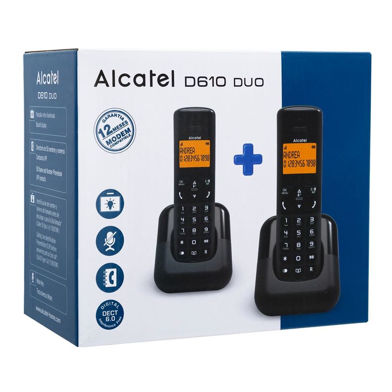 Telefono Doble Alcatel D610 Duo -1