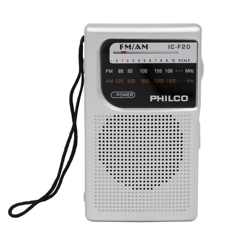 Radio A Pilas Philco IC-F20 Fmam Portable De Bolsillo