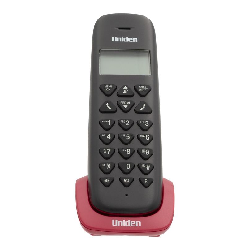 Telefono inalambrico Uniden AT3102 Rojo-0