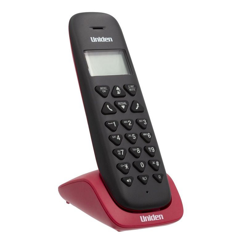 Telefono inalambrico Uniden AT3102 Rojo-2