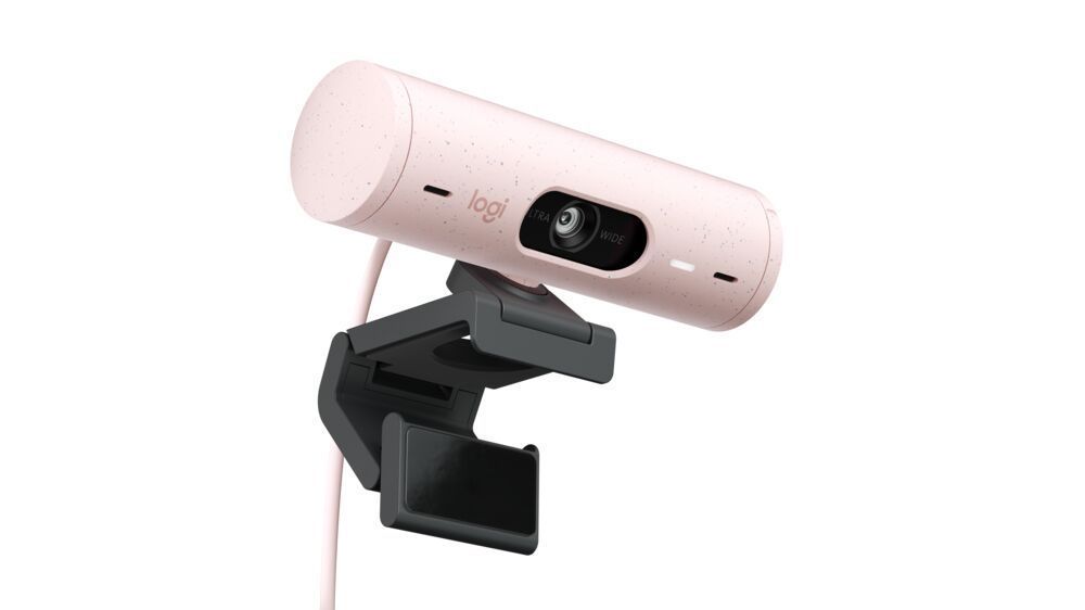 Camara Web Logitech Brio 500 Full Hd 1080p Rosado-6