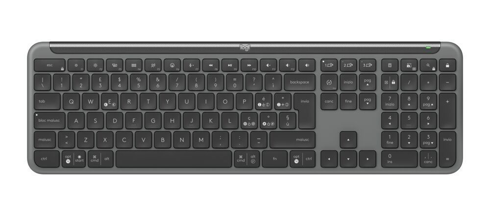 Teclado Inalámbrico Logitech Signature Slim K950 Graphite-0