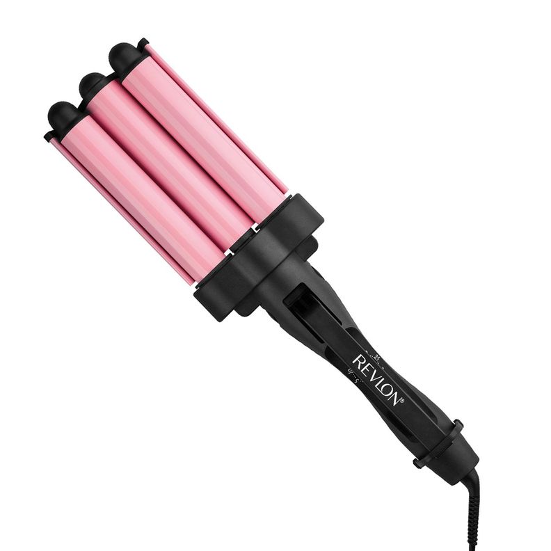 Ondulador Waver Jumbo De 3 Barriles Rosa-0