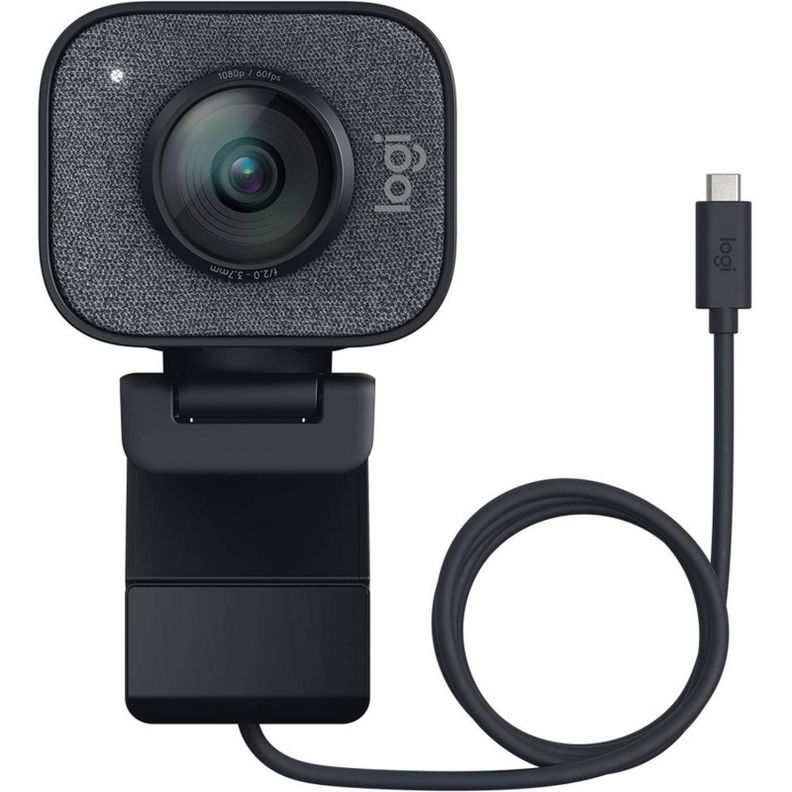 Cámara Web Logitech Streamcam Full Hd 60fps Color Grafito-0
