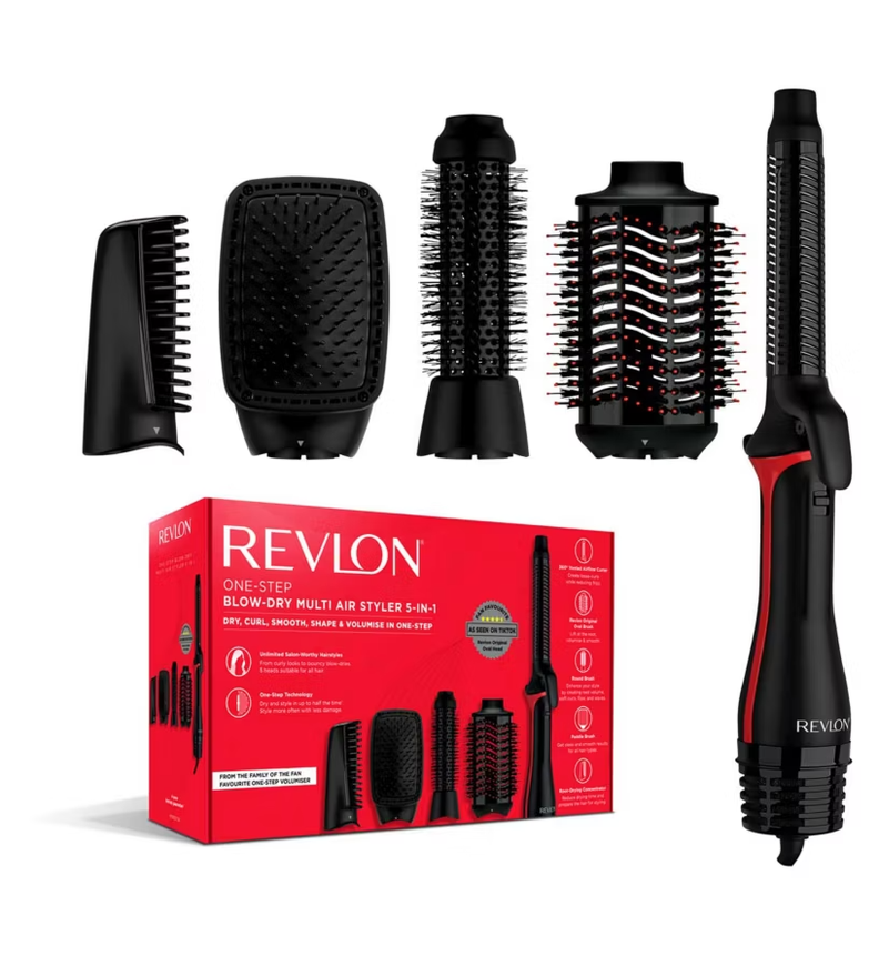 Cepillo Secador Revlon One Step Plus 5 en 1 multiuso-0