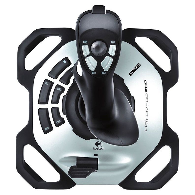 Control joystick Logitech Extreme 3D Pro negro-7