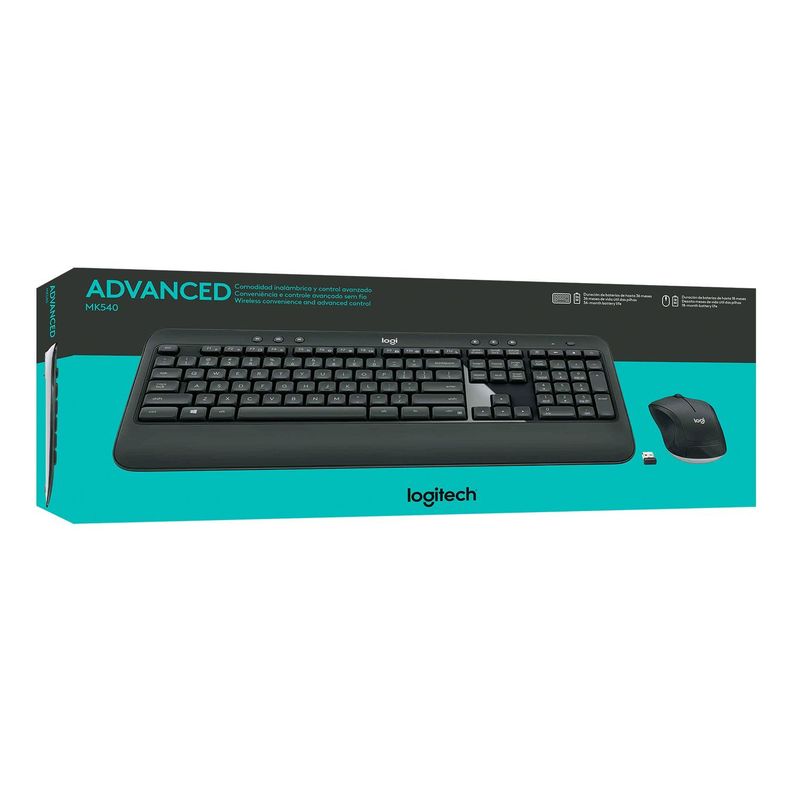 Kit de Teclado y Mouse Logitech MK540-4