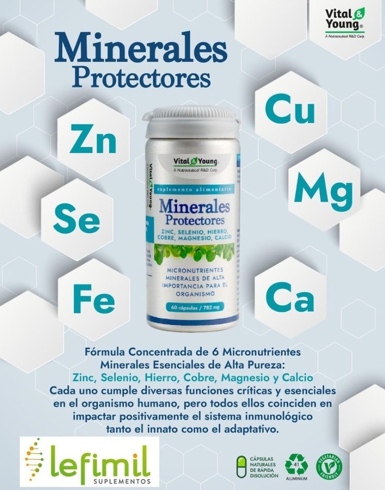 Suplemento De Minerales - Calcio, Hierro, Magnesio.-1