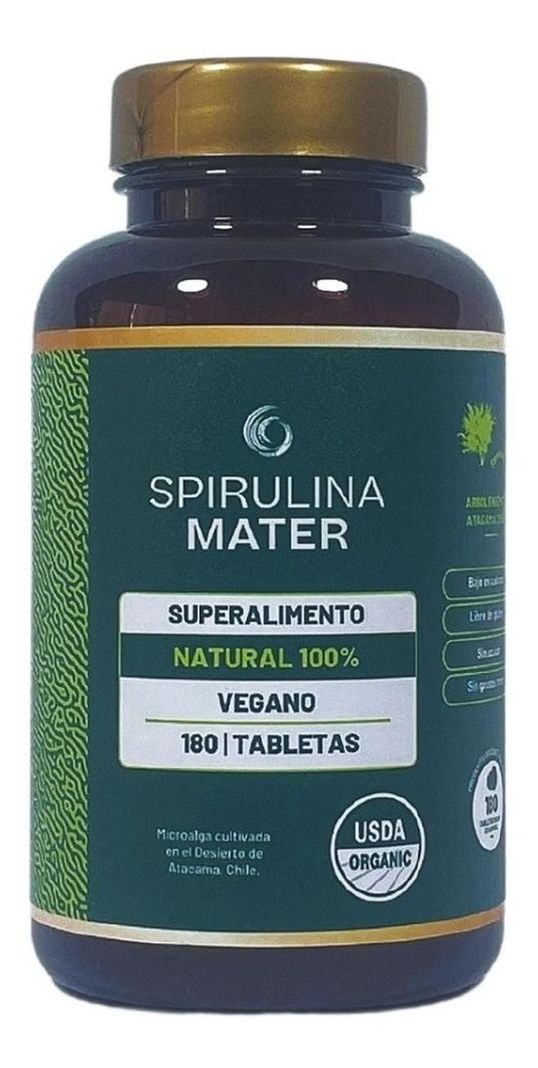 Pack Spirulina con Lecitina + Spirulina 180 Tabletas.-1