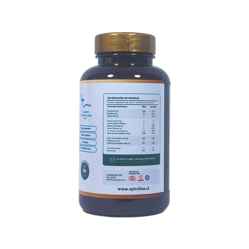 Pack Spirulina con Lecitina + Spirulina 180 Tabletas.-4