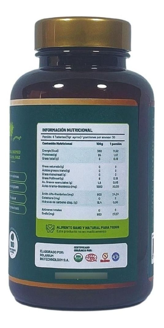 Pack X 3 Spirulina Mater 100% Natural 180 Tabletas-2