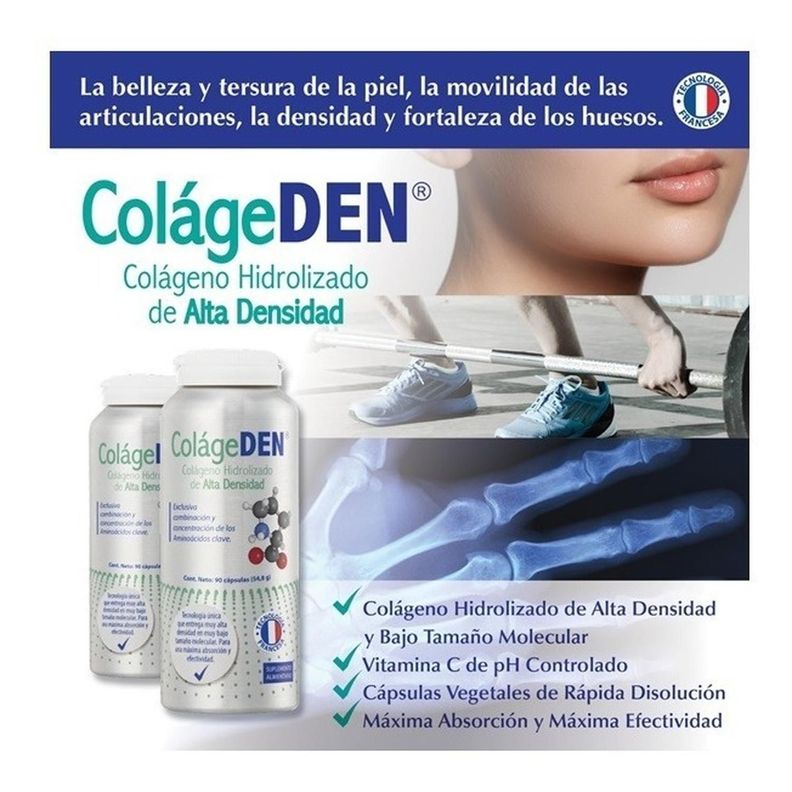 Colágeno Hidrolizado De Alta Densidad 90 Caps.-1