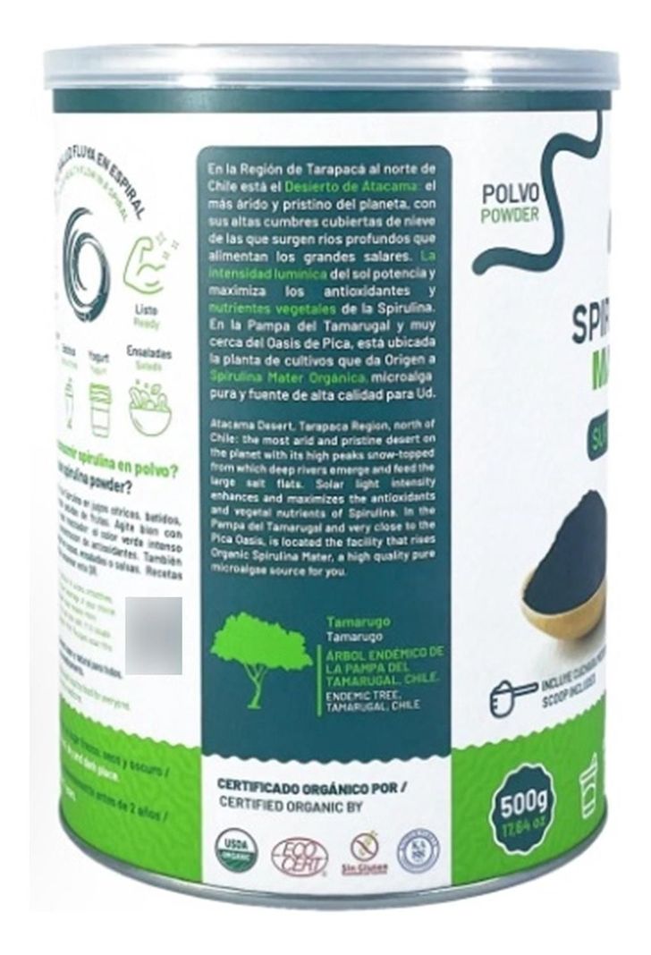 Spirulina Promoción Proteínas 2 X 500g.-2
