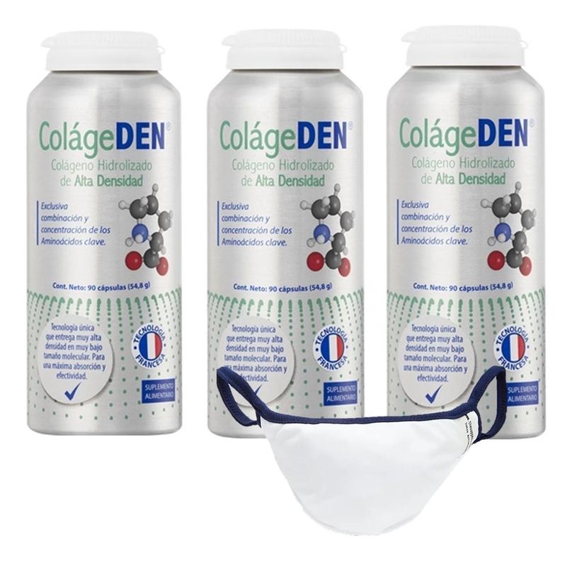 Pack Colágeno Colageden 3 Meses + Mascarilla Con Cobre-1