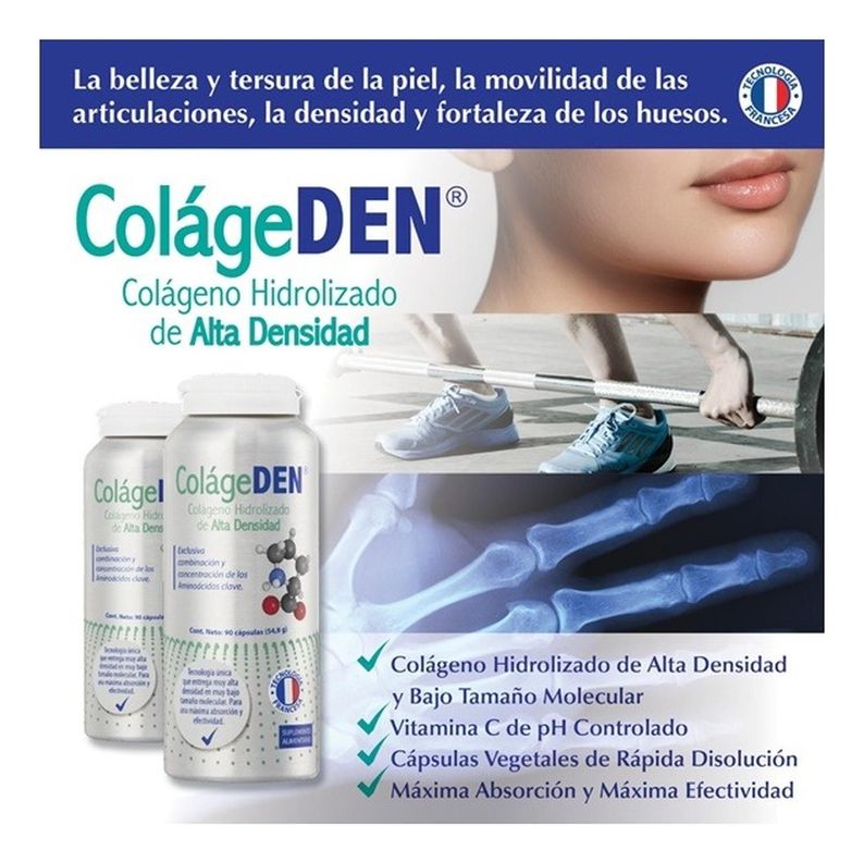 Pack Colágeno Colageden 3 Meses + Mascarilla Con Cobre-2