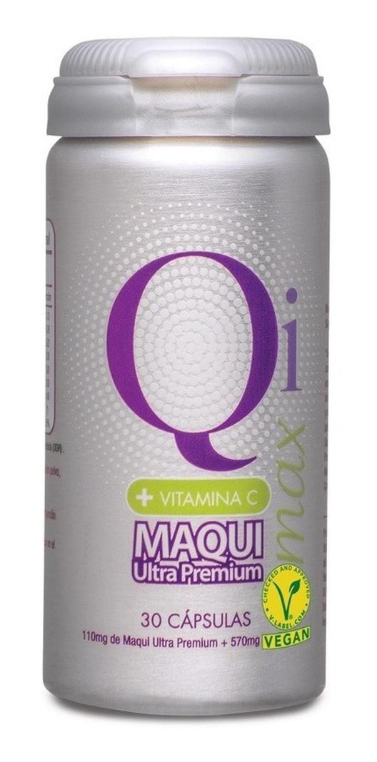 Qi Max - Maqui Ultra Premium + Vitamina C (30 Cápsulas)-0