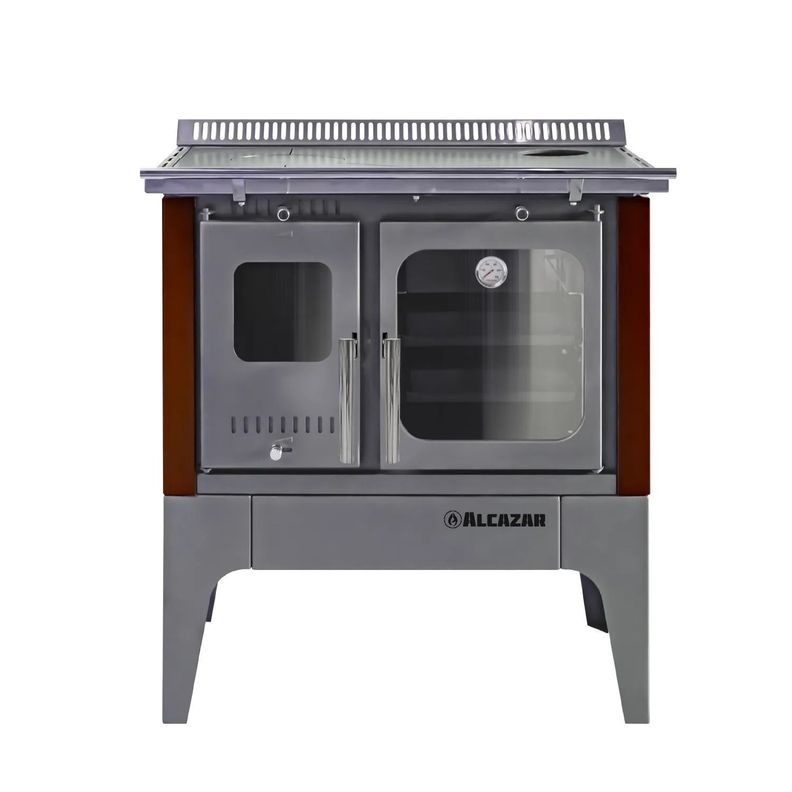 Cocina a Leña Alcazar Europea S800 Burdeo-7