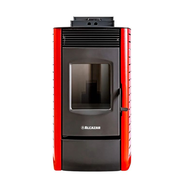 Estufa a Pellet Alcazar P1800 Burdeo-0