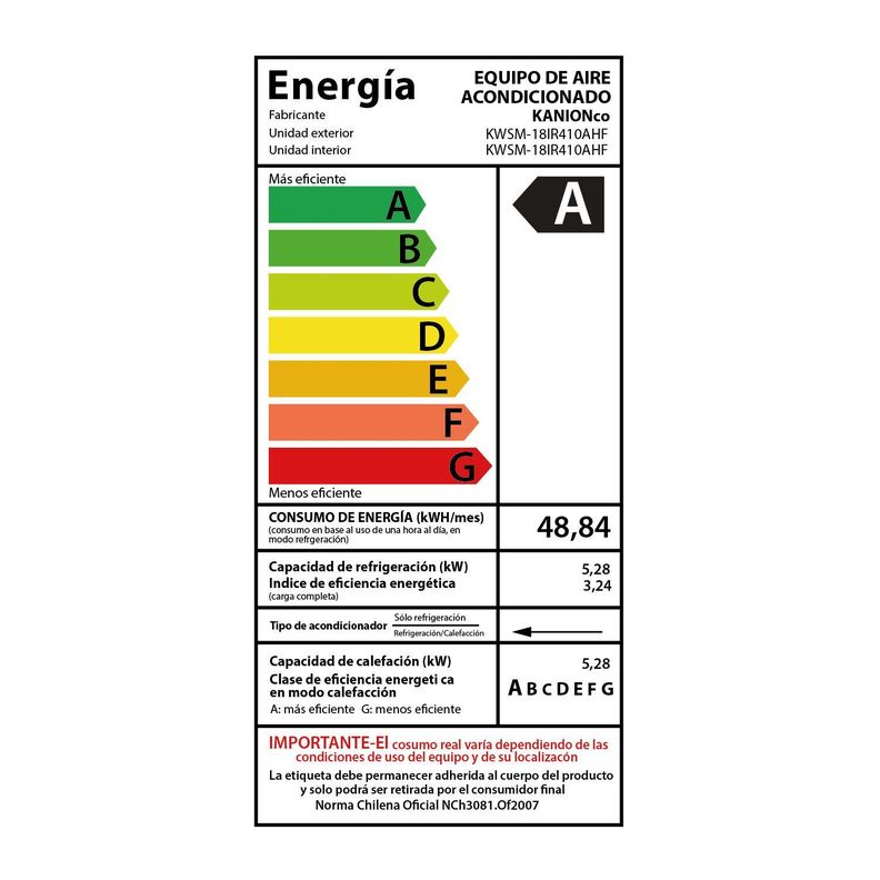 Aire Acondicionado 18000 BTU-7
