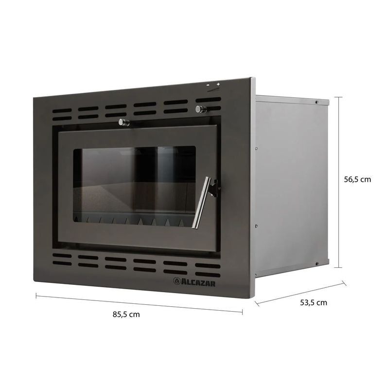 Estufa a Leña Alcazar Mont Blanc Insert-2