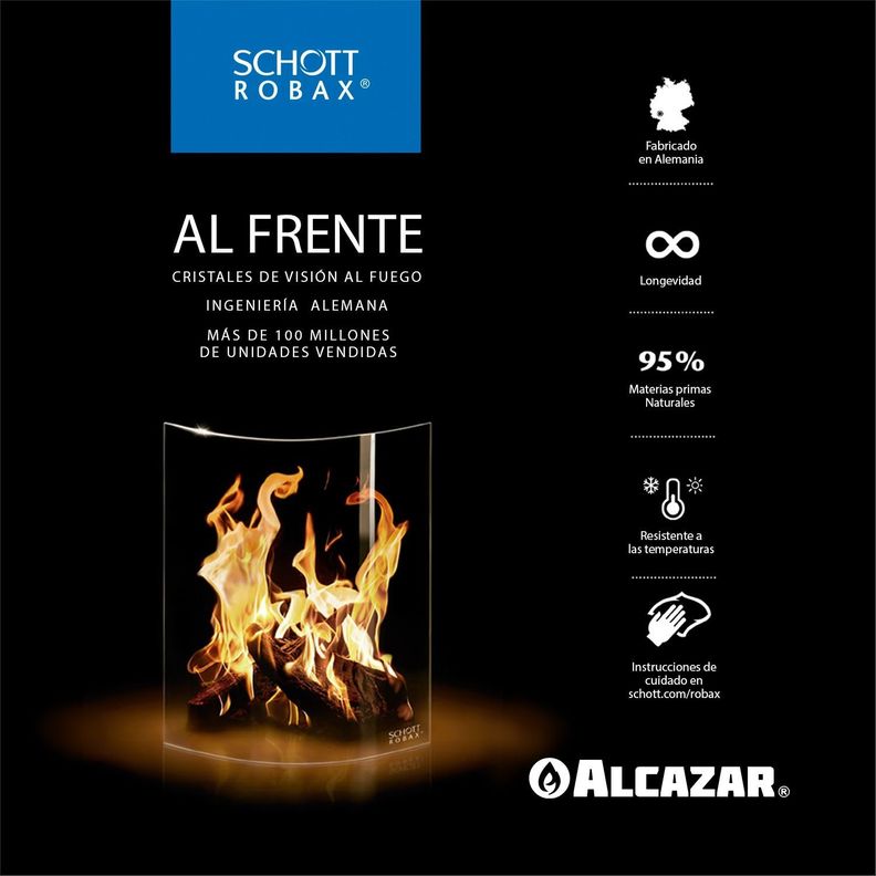 Estufa a Leña Alcazar Mont Blanc Insert-3