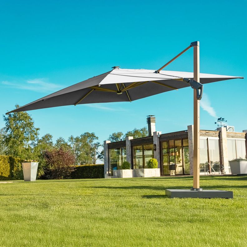 Parasol Alcázar Gris 3*3 -0