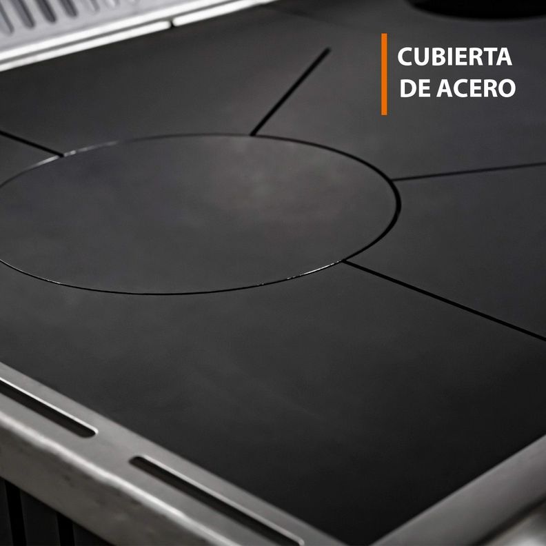 Estufa a Leña Alcazar  Europea M70 Burdeo-6