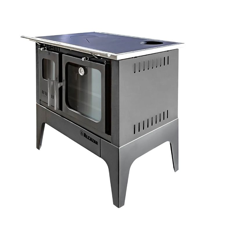 Cocina a Leña Alcazar Europea S900 Gris-5