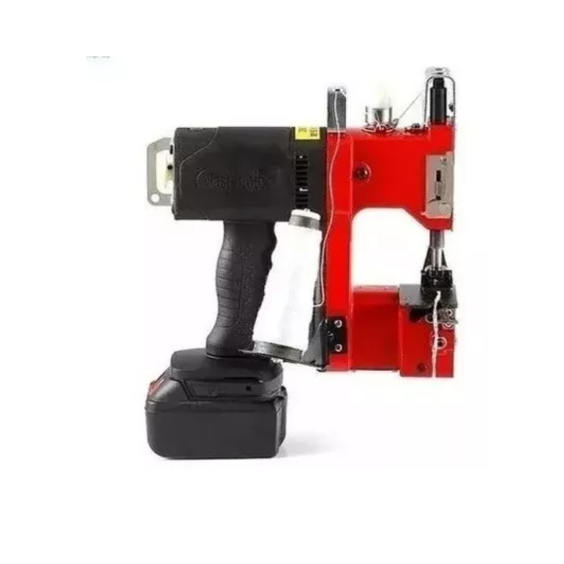 Máquina Cosedora De Sacos Inalámbrica + 1 Bateria Adicional Color Rojo-0