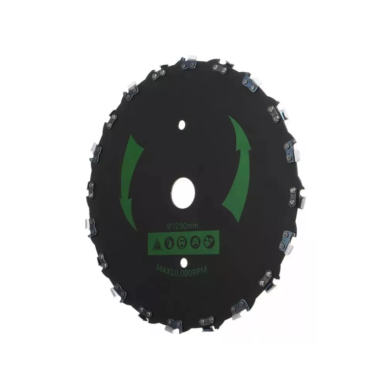 Disco Desmalezadora Dientes De Cadena 9 Pulgadas Heavy Duty-0